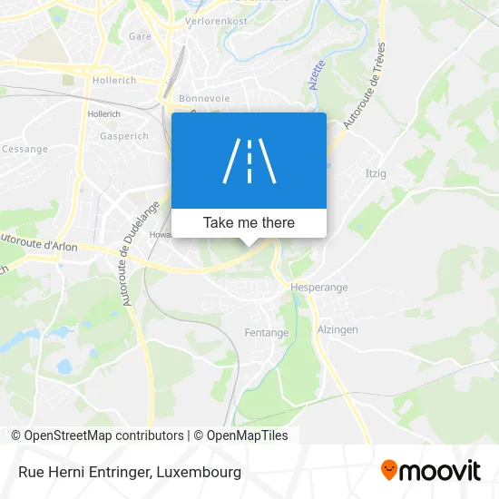 Rue Herni Entringer map