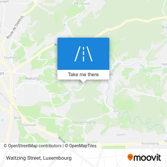 Rue De Waltzing map