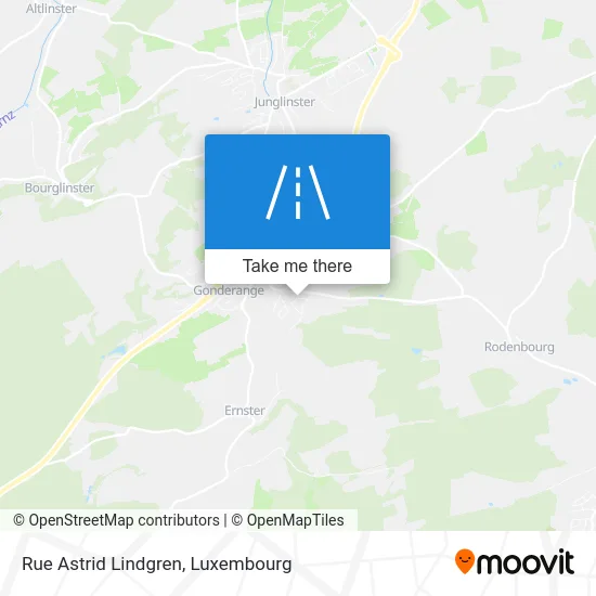 Rue Astrid Lindgren Karte