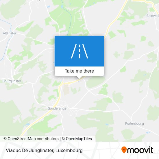 Viaduc De Junglinster map
