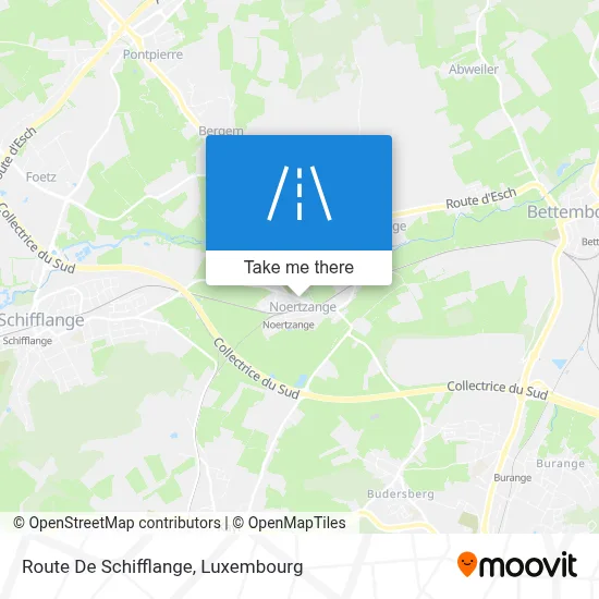 Route De Schifflange map