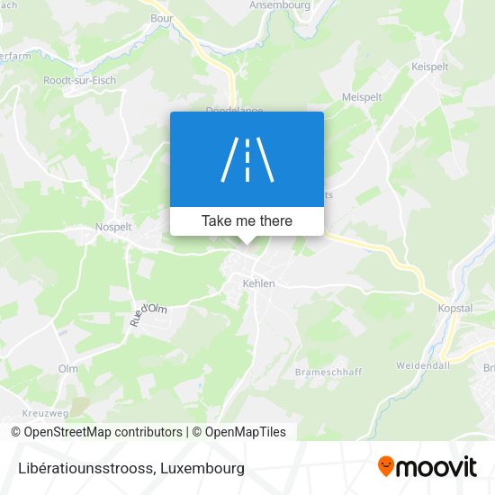 Libératiounsstrooss map