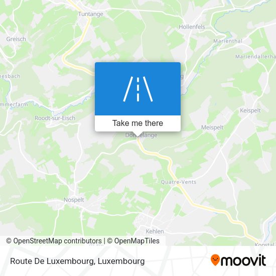 Route De Luxembourg map