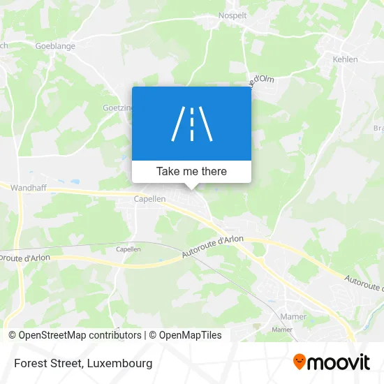 Rue De La Forêt map