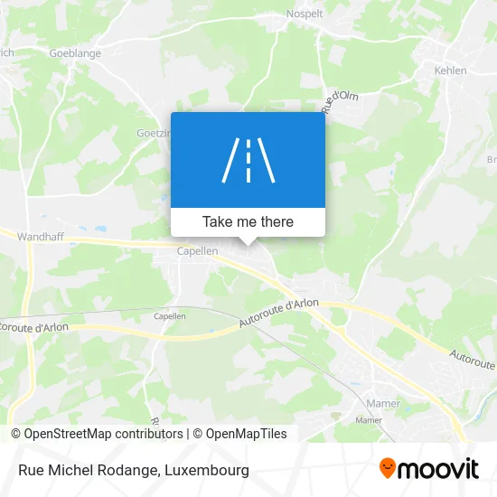 Rue Michel Rodange map