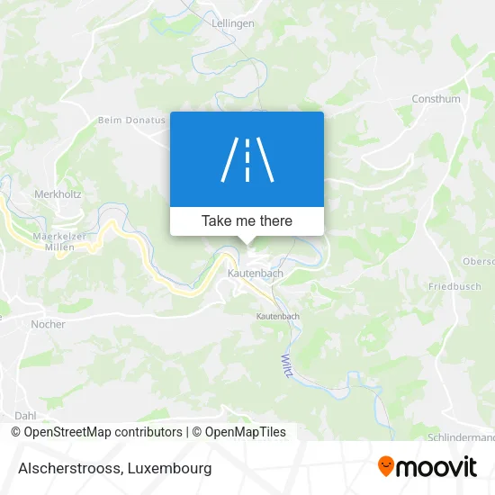 Alscherstrooss map