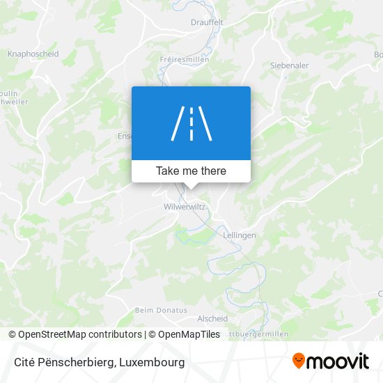 Cité Pënscherbierg map