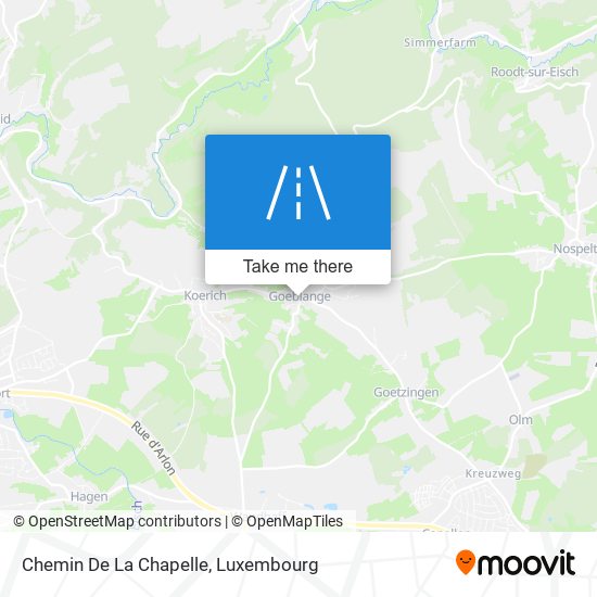 Chemin De La Chapelle map