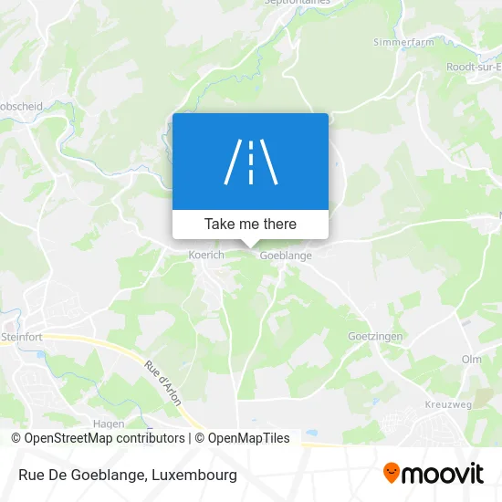 Rue De Goeblange map