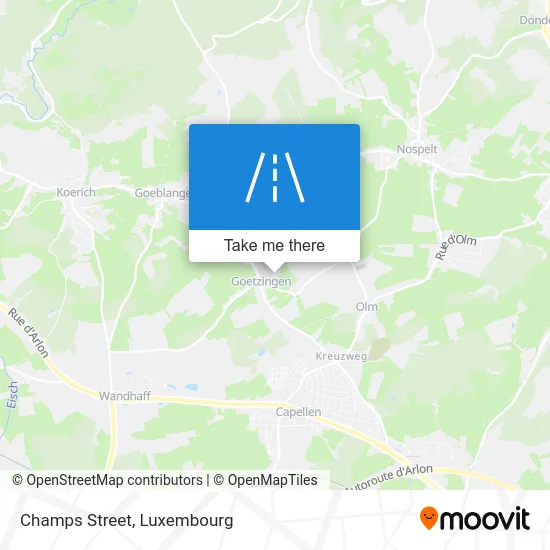 Rue Des Champs Karte