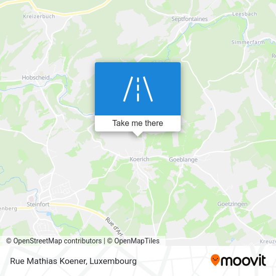 Rue Mathias Koener map