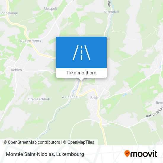 Montée Saint-Nicolas map