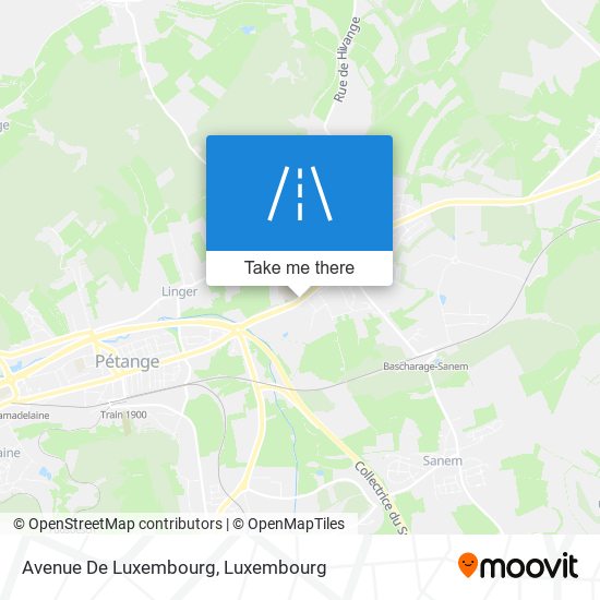 Avenue De Luxembourg map