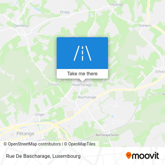 Rue De Bascharage map
