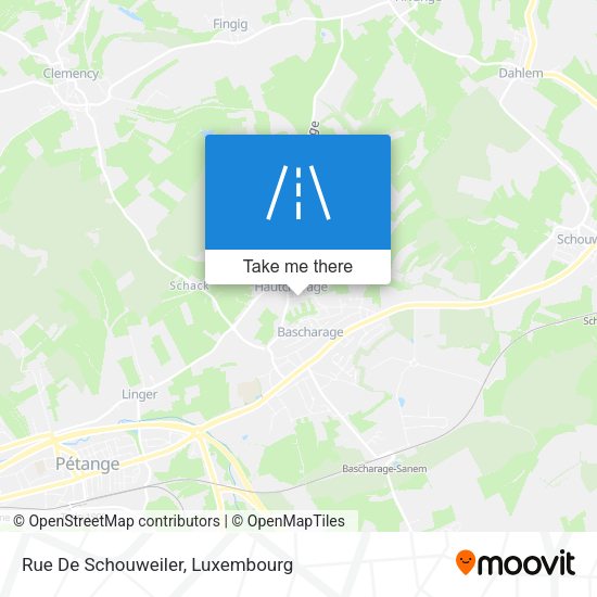 Rue De Schouweiler map