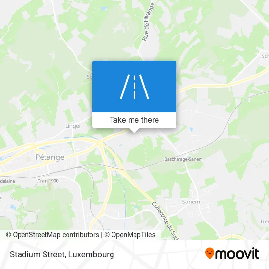 Rue Du Stade Karte