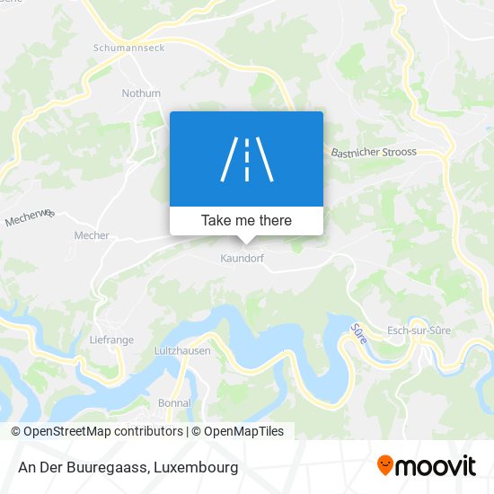An Der Buuregaass map