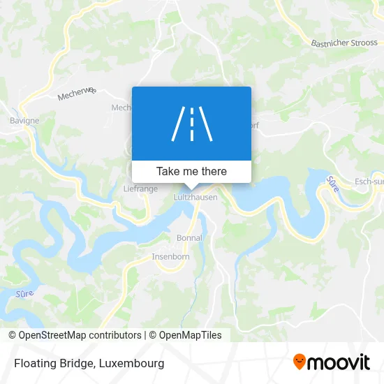 Floating Bridge map