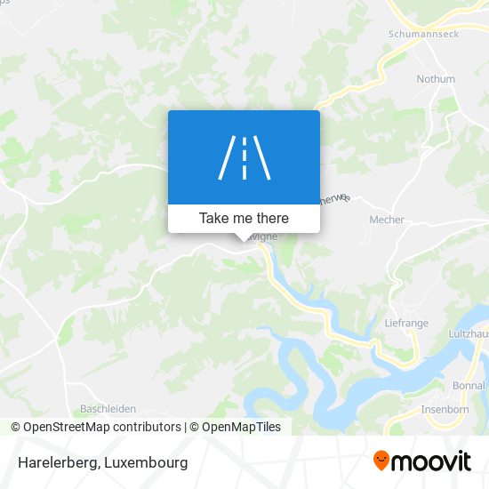 Harelerberg Karte