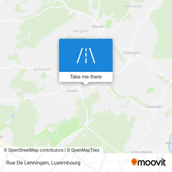 Rue De Lenningen map