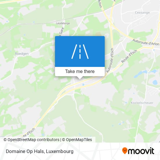 Domaine Op Hals map