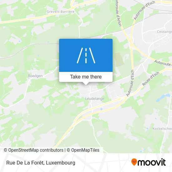 Rue De La Forêt map
