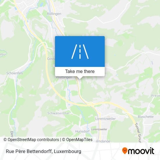 Rue Père Bettendorff map