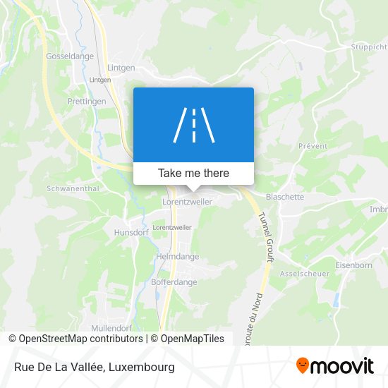 Rue De La Vallée map