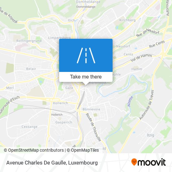 Avenue Charles De Gaulle map
