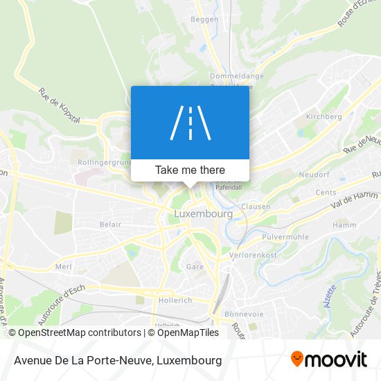 Avenue De La Porte-Neuve map