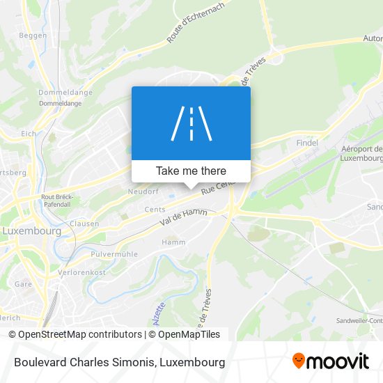Boulevard Charles Simonis map
