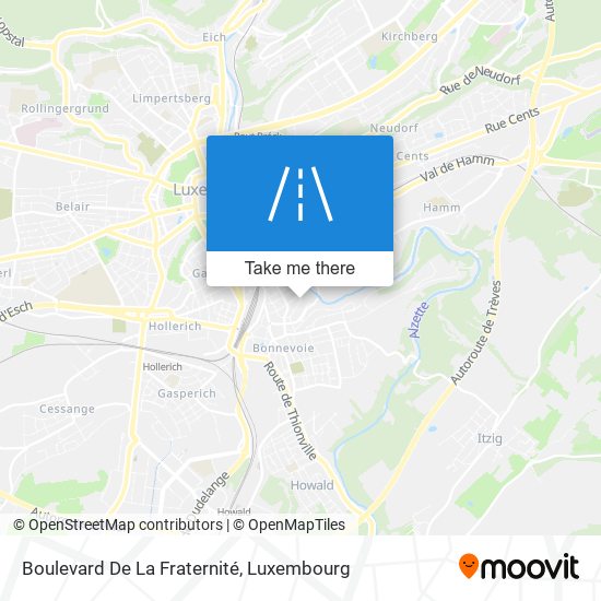 Boulevard De La Fraternité map