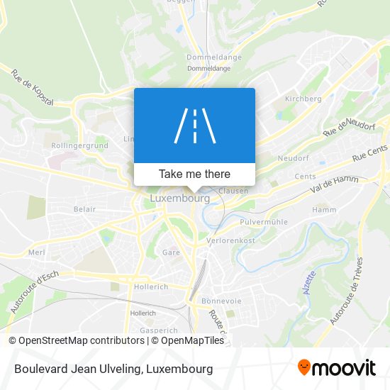 Boulevard Jean Ulveling map