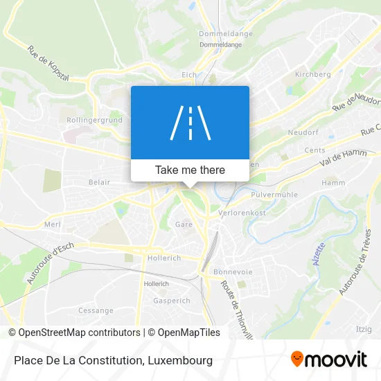 Place De La Constitution map