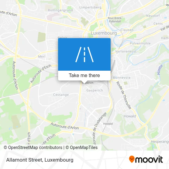 Rue D'Allamont map