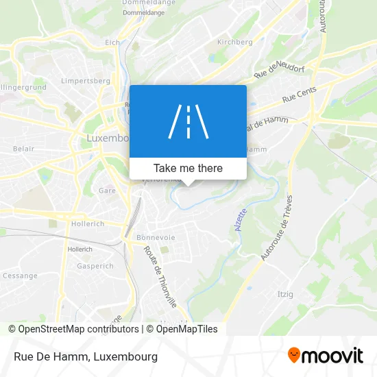 Rue De Hamm map