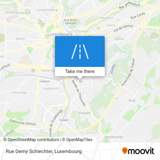 Rue Demy Schlechter map