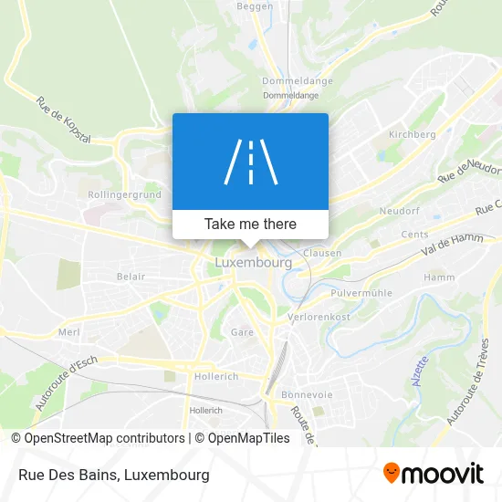 Rue Des Bains map