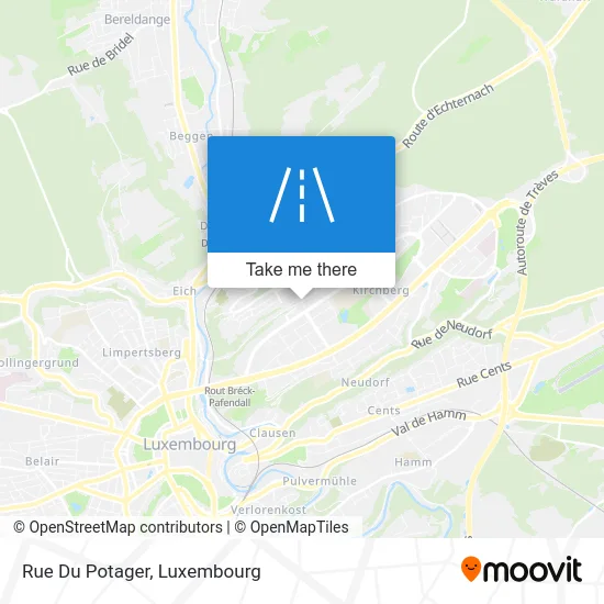 Rue Du Potager Karte