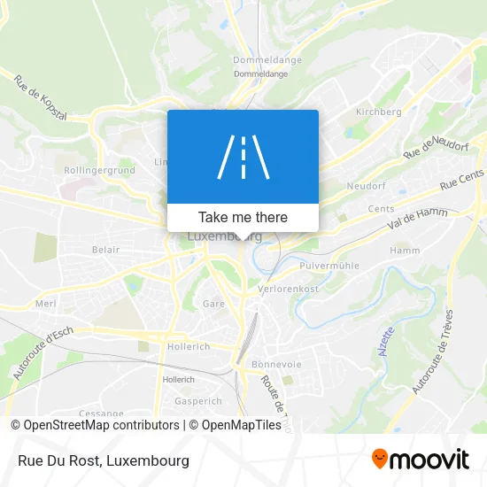 Rue Du Rost map