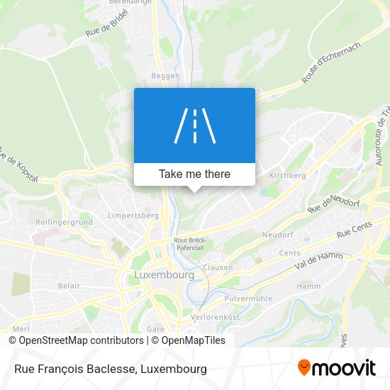 Rue François Baclesse map