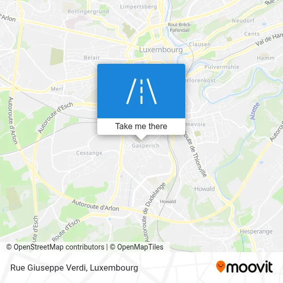 Rue Giuseppe Verdi map