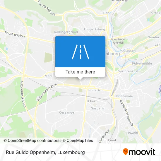 Rue Guido Oppenheim map