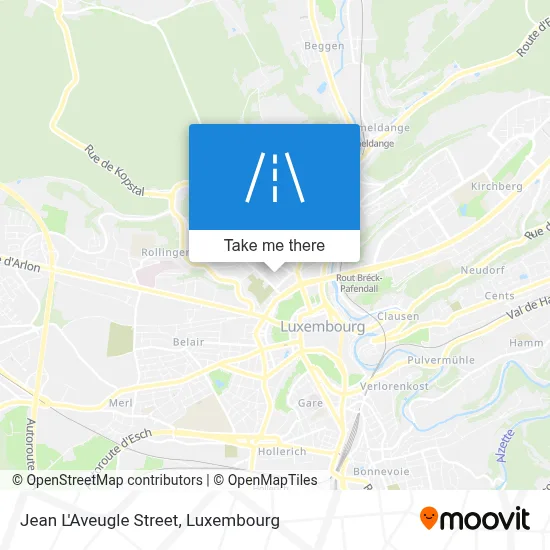 Rue Jean L'Aveugle map