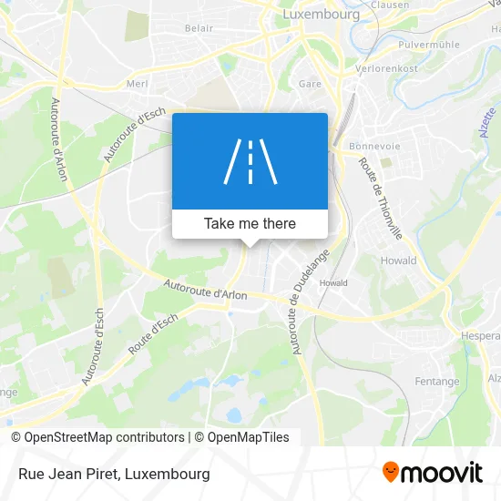 Rue Jean Piret map