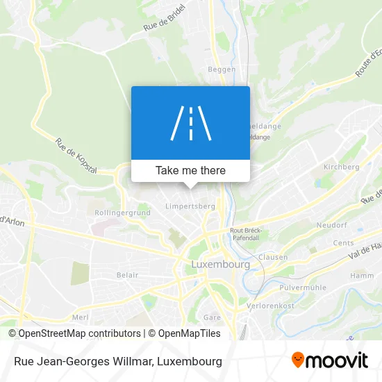 Rue Jean-Georges Willmar map