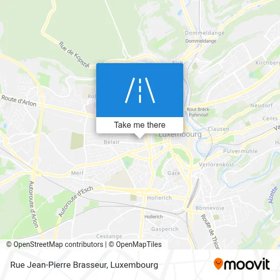 Rue Jean-Pierre Brasseur map