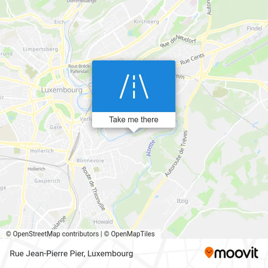 Rue Jean-Pierre Pier map