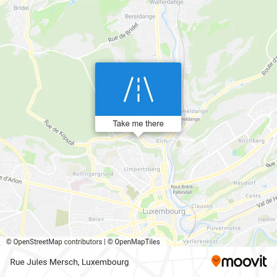 Rue Jules Mersch map