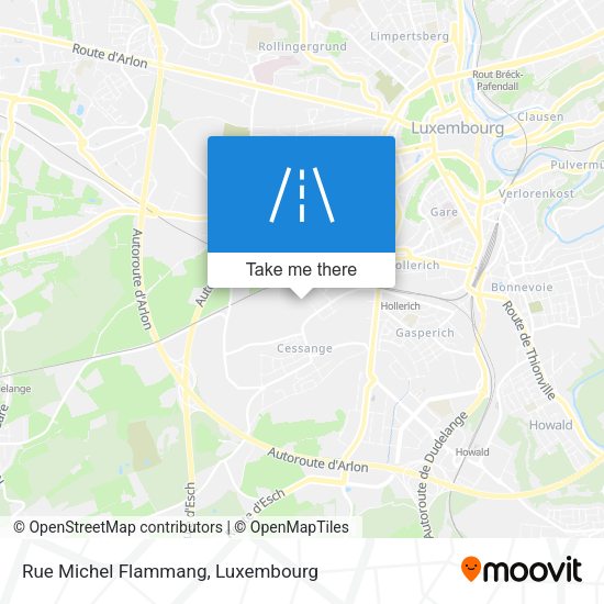 Rue Michel Flammang map